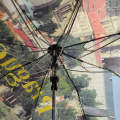 paraguas compacto plegable grande dos plegables